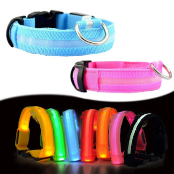 Dogs Nylon LED Collar