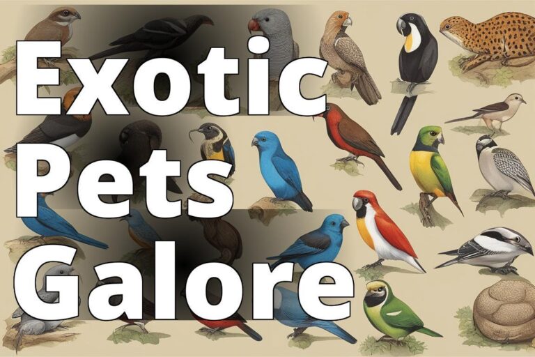 The featured image should contain a variety of exotic pets