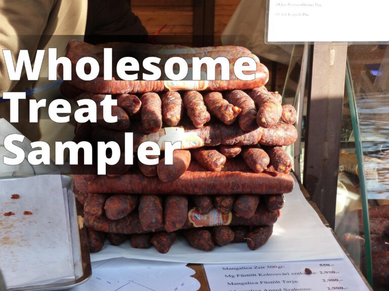 Mangalitsa (Paleo) Festival - Budapest, 2013 (21) - a pile of sausages on a table